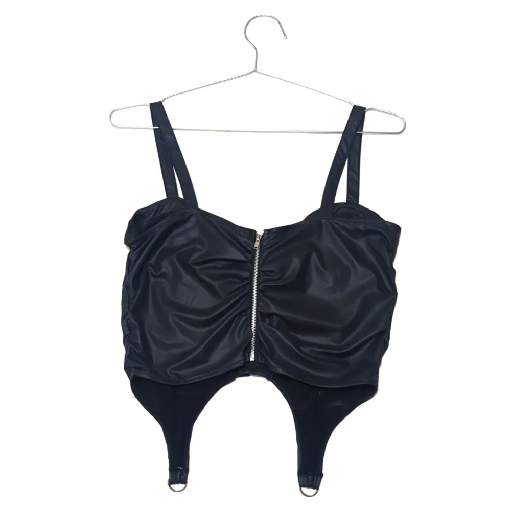 Roma Concept | Cropped Bustier | Lingerie Top | Y2K | Edgy | Goth | Grommet Top